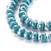 Electroplate Glass Beads Strands EGLA-N041-009-4