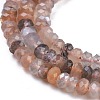 Natural Multi-Moonstone Beads Strands G-R475-002B-3