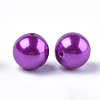 ABS Plastic Imitation Pearl Round Beads SACR-S074-10mm-A25-2