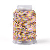 22M Rainbow Color Macrame Cotton Cord OCOR-T017-07M-1