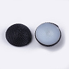 Polyester Thread Fabric Cabochons WOVE-T008-02A-06-3