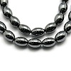 Non-magnetic Synthetic Hematite Oval Beads Strands X-G-F161-32C-1