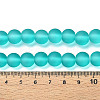 Baking Paint Transparent Glass Bead Strands X-GLAA-S031-10mm-18-3