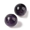 Natural Amethyst No Hole Sphere Beads G-K353-04C-03-2