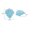 Autumn Theme Transparent Frosted Acrylic Pendants X-PAF002Y-27-3