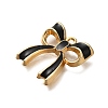 Rack Plating Alloy Enamel Pendants ENAM-S021-04G-F-2