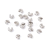 Brass Crimp Beads Covers KK-P219-05A-P-3