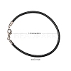 Cowhide Leather Cord Bracelet Making X-AJEW-JB00016-03-3
