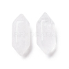 Natural Quartz Crystal Double Terminal Pointed Pendants G-C007-02A-14-4