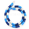 Fixed 3 Color Handmade Polymer Clay Bead Strands CLAY-S096-029H-2