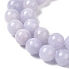 Natural Dyed White Jade Beads Strands G-M402-C04-04-3