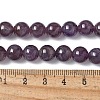 Natural Amethyst Beads Strands G-M445-8MM-01D-6