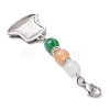 Saint Patrick's Day Alloy Enamel Pendants Decoraiton HJEW-JM01202-5