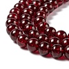 20 Colors Spray Painted Crackle Glass Beads Strands CCG-X0012-01-8mm-3