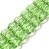 Glass Beads Strands EGLA-E010-8x12mm-14-1