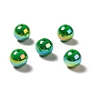 UV Plating Rainbow Iridescent Acrylic Beads PACR-D070-01G-1
