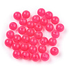 Opaque Plastic Beads X-KY-T005-6mm-625-1