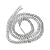 Transparent Gradient Color Glass Beads Strands GLAA-H021-01B-28-4