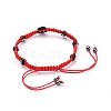 Adjustable Nylon Thread Braided Bead Bracelets BJEW-JB05292-3