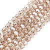Electroplate Transparent Glass Beads Strands LS-EGLA-A035-T6mm-A22-1