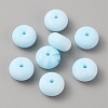 Rondelle Food Grade Eco-Friendly Silicone Beads SIL-TAC0010-04F-1