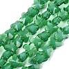 Opaque Glass Beads Strands GLAA-N073-01D-1