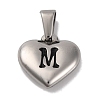 304 Stainless Steel Pendants STAS-P278-01M-P-1-1