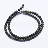 Natural Serpentine/Green Lace Stone Beads Strands G-P345-01-8mm-2