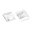 Transparent Glass Square Cabochons GGLA-S022-15mm-3