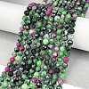 Natural Ruby in Zoisite Beads Strands X-G-L597-C02-03-2