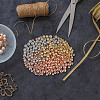GOMAKERER 300Pcs 6 Styles Brass Spacer Beads KK-GO0001-39-5