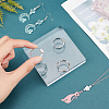 2Pcs Transparent Acrylic Display Decorations DJEW-CN0001-50-3
