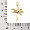 Rack Plating Brass Micro Pave Cubic Zirconia Pendants KK-Z071-53G-3
