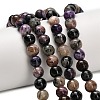 Natural Charoite Beads Strands G-G300-A01-8mm-1