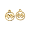 Ion Plating(IP) 304 Stainless Steel Charms STAS-J042-10G-1