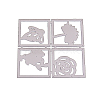 Flower Frame Carbon Steel Cutting Dies Stencils DIY-F036-41-7
