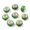 Opaque Resin European Beads RPDL-T003-09G-3