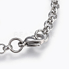 304 Stainless Steel Rolo Chain Necklaces NJEW-F242-12P-C-3