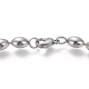 Non-Tarnish 304 Stainless Steel Beaded Necklaces NJEW-I238-05B-2