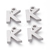 Tarnish Resistant 304 Stainless Steel Pendants STAS-A045-10P-1