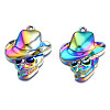 Rainbow Color Alloy Pendants PALLOY-N156-196-NR-2