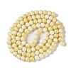 Baking Paint Glass Bead Strands X-GLAA-H031-01B-03-3