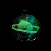 Galaxy Theme Luminous Glass Ball Pendants GLAA-D021-01P-09-4