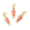 Brass Micro Pave Cubic Zirconia Pendants KK-Z147-03G-03-1