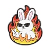 Flaming Animal Alloy Enamel Pins JEWB-G046-05C-1
