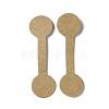 Folding Blank Kraft Paper Jewelry Price Tags CDIS-C006-02B-1