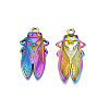 Ion Plating(IP) 201 Stainless Steel Pendants STAS-S119-165M-4
