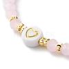 Glass Beads Stretch Bracelets Sets BJEW-JB06575-01-8