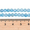 Natural Blue Topaz Beads Strands G-B175-D21-4mm-5