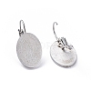 Religion Theme 304 Stainless Steel Leverback Earrings EJEW-I239-06A-P-2